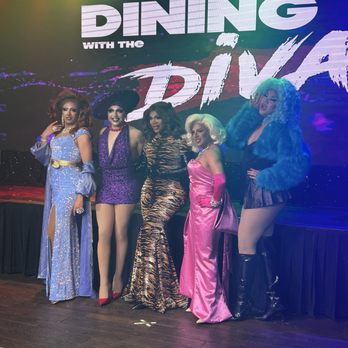 Hamburger Mary's - Long Beach - Angelique Deveroux. Ambrosia Salad, Kristina Minka, April Showers, and Powder D'Vour - Gay Bars Near Me - Long Beach, California