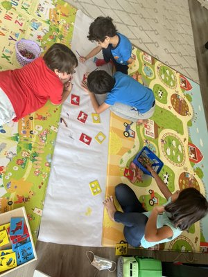 Hands-On Learning - Where creativity comes to life. Our arts and crafts activities give little hands big ways to express themsevles! From painting and color to seasonal projects and sensory crafts, every activity is designed to spark imagination, build confidence, and support early devolpment.
