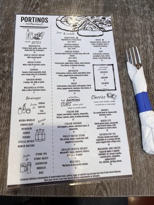 Menu photo 1 Portinos Valley Center, CA Menu photo 1 Portinos Valley Center, CA