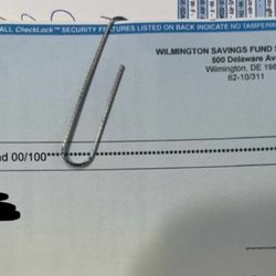 Town Square at the Jersey Shore - This is the check they sent me a picture of that is made out to me that I cannot have and if you notice they didn't sign it.