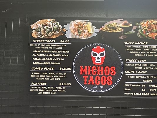 Menu photo 4 Michos Tacos Las Vegas, NV