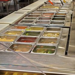 Blaze Pizza - Topping bar