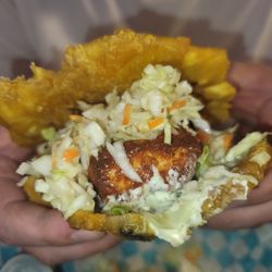 Miami Fusion Cafe - Toston burger