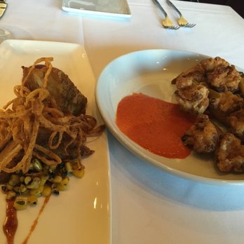 Anthony's Chophouse - pork belly and cauliflower - Steakhouses Near Me - Carmel, Indiana Anthony's Chophouse - pork belly and cauliflower - Steakhouses Near Me - Carmel, Indiana