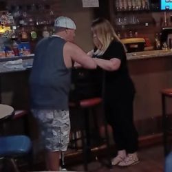 Powell Hurst Tavern - I'm on the left.