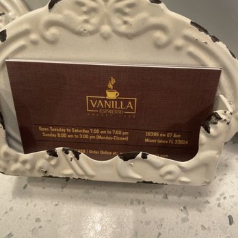 Vanilla Espresso French Café - Breakfast & Brunch Near Me - Miami Lakes, Florida