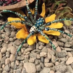 Jennifer's Web  - Beaded spider