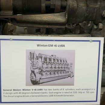 Galveston Naval Museum - Type of engine in the Cavalla. - Historical Tours Near Me - Galveston, Texas