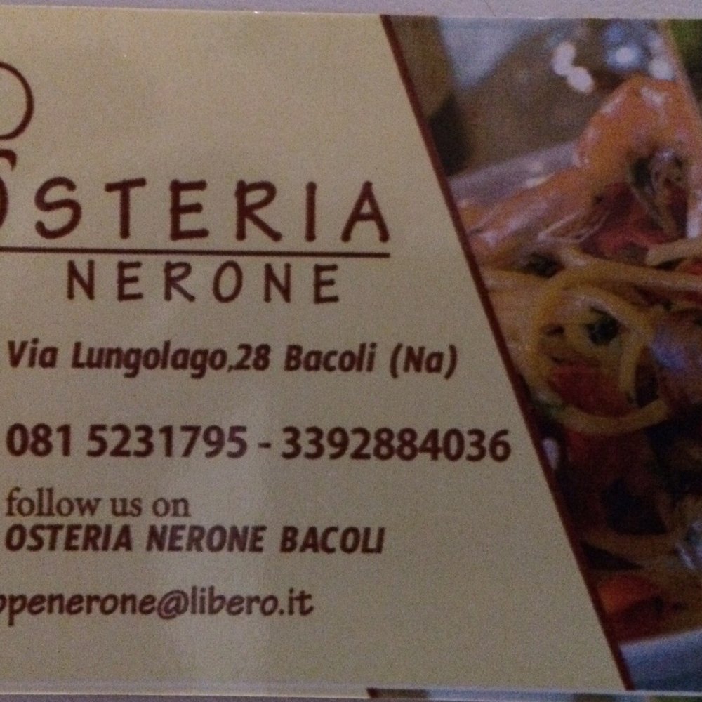 Osteria Nerone - Seafood Near Me - Bacoli, NA Osteria Nerone - Seafood Near Me - Bacoli, NA