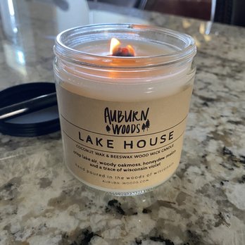 Lake And Pine - Auburn Wood Candle/ Lake House Scent - Home Decor Near Me - Delafield, Wisconsin