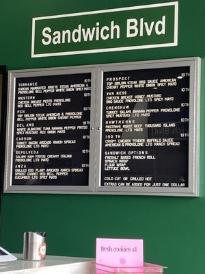 Menu photo 3 Sandwich Blvd Torrance, CA