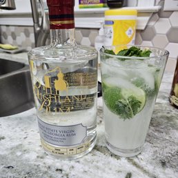 This is a picture of the mojito I made. This is a picture of the mojito I made.