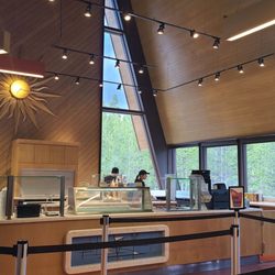 The store (in the eatery)
