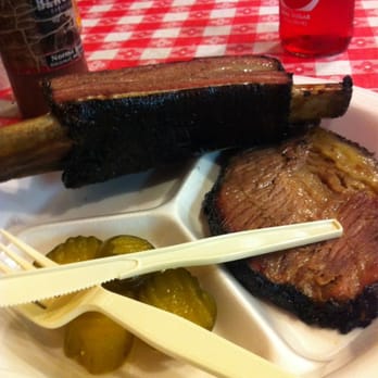 Black's Barbecue Lockhart - Beef rib and brisket. - Barbeque Near Me - Lockhart, Texas Black's Barbecue Lockhart - Beef rib and brisket. - Barbeque Near Me - Lockhart, Texas
