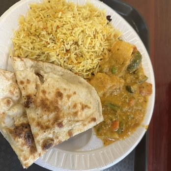 Curry Express Indian Bistro - Its label said vibrant vegetable with sauce.very spicy hot. - Indian Near Me - Rockwall, Texas
