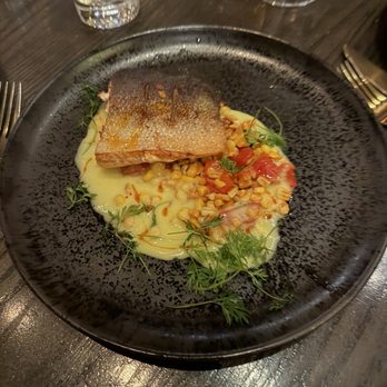 Gordon Ramsay Hell's Kitchen - Salmon - New American Near Me - Las Vegas, Nevada