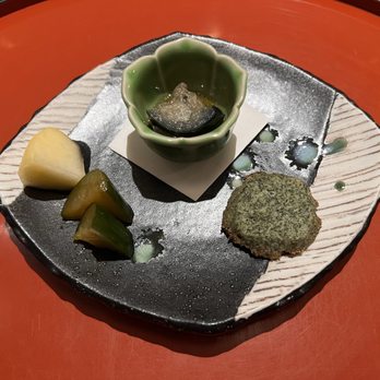 Kado No Mise - Reisai: Sweet chestnuts, honeycrisp amazu, & Dutch-style eggplant - Sushi Bars Near Me - Minneapolis, Minnesota Kado No Mise - Reisai: Sweet chestnuts, honeycrisp amazu, & Dutch-style eggplant - Sushi Bars Near Me - Minneapolis, Minnesota