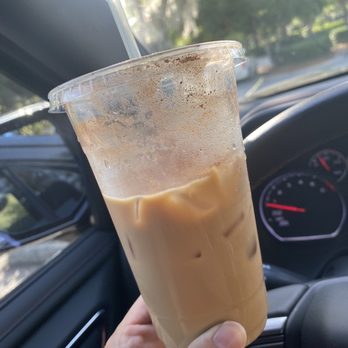 Odd Birds - Iced Chia Latte with a shot of espresso - Bakeries Near Me - Hilton Head Island, South Carolina