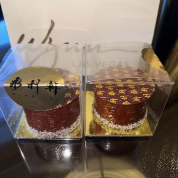 Wing Lei - Pomegranate cakes complements of the chef - Chinese Near Me - Las Vegas, Nevada