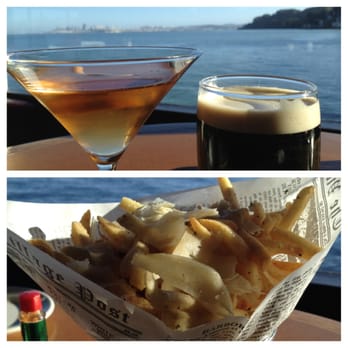 The Trident - Gypsy Queen martini and a guinness. Truffle Parmesan Garlic fries-yum! - Seafood Near Me - Sausalito, California The Trident - Gypsy Queen martini and a guinness. Truffle Parmesan Garlic fries-yum! - Seafood Near Me - Sausalito, California
