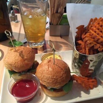 Root Down DIA - Lamb sliders. Sweet potato fries - New American Near Me - Denver, Colorado Root Down DIA - Lamb sliders. Sweet potato fries - New American Near Me - Denver, Colorado