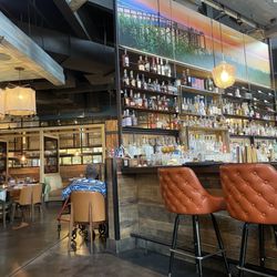 The Southern Pecan - Bar and seating area.