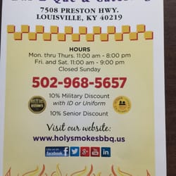 Holy Smokes Bar-B-Que & Catering