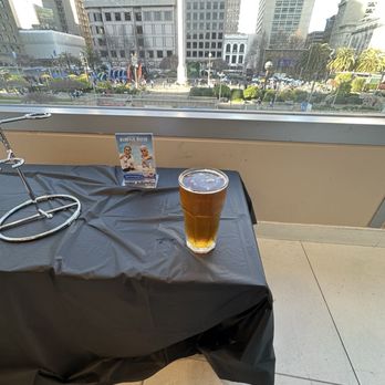 Macy's Wine Bar - More views of Union Square from my table - Wine Bars Near Me - San Francisco, California