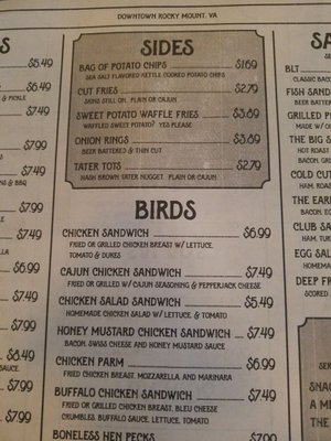 Menu photo 3 Rocky Mount Burger Company Rocky Mount, VA