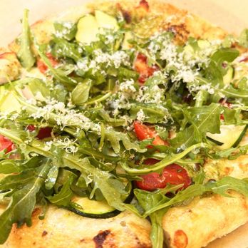 True Food Kitchen - Basil pesto pizza - New American Near Me - Arlington, Virginia True Food Kitchen - Basil pesto pizza - New American Near Me - Arlington, Virginia