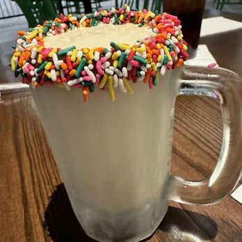 Wahlburgers - Birthday cake adult shake - Burgers Near Me - Lynnfield, Massachusetts