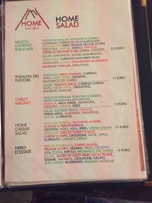Menu photo 4 Home Stube Madonna di Campiglio, TN Menu photo 4 Home Stube Madonna di Campiglio, TN