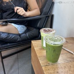 Uji Matcha Einspänner Iced Yuzu Mango Matcha