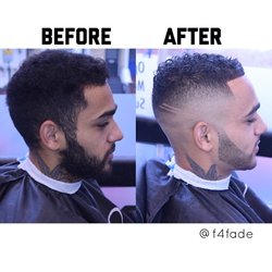 F4Fade Hair Studio - Before and after