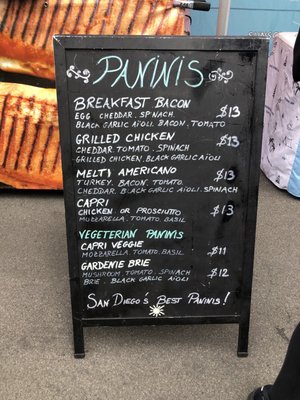Menu photo 3 Seb's Panini San Diego, CA