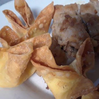 Panda Express - Wonton & Chicken teriyaki. - Chinese Near Me - Sacramento, California