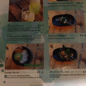 Zakkushi on Queen West - menu - Japanese Near Me - Toronto, Ontario Zakkushi on Queen West - menu - Japanese Near Me - Toronto, Ontario