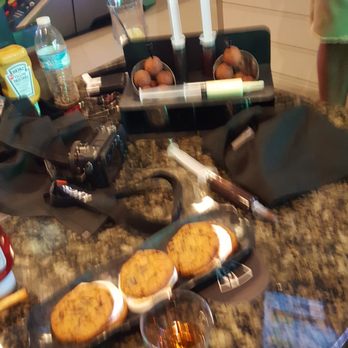 Topgolf - Donuts with syringe fillings. Cookie sandwiches - Golf Near Me - Las Vegas, Nevada