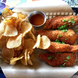 EVIT's Bistro 13 - Panko Chicken Fingers and Waffle Chips