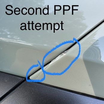 Flawless Detail - Second attempt ppf failure - Auto Detailing Near Me - Dallas, Texas