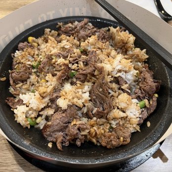 Tasty Pot - Sizzling Beef Hot Plate (After mixing) - Hot Pot Near Me - Alhambra, California