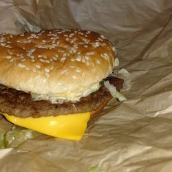 McDonald's - Forced kiosk use, and then this is what you get.  Customer service goes hand and hand with employee pride. Maybe it is time for a rethink