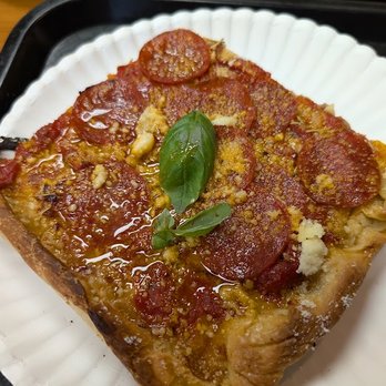 Vera Pizza & Grill - Sicilian with pepperoni - Pizza Near Me - Raleigh, North Carolina Vera Pizza & Grill - Sicilian with pepperoni - Pizza Near Me - Raleigh, North Carolina