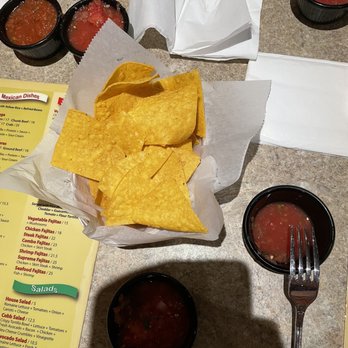 La Bamba Mexican Spanish Restaurant Margate - Salsa and chips spicy and mild - Spanish Near Me - Margate, Florida