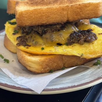 Breakfast AF - Korean bbq patty sandwich - Breakfast & Brunch Near Me - Louisville, Kentucky