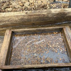 Cherokee Ruby & Sapphire Mine - Flume and sifter