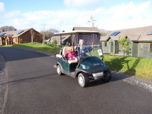 Photo of Bluestone - Narberth, PEM, GB. Loving the golf buggy