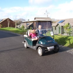 Loving the golf buggy