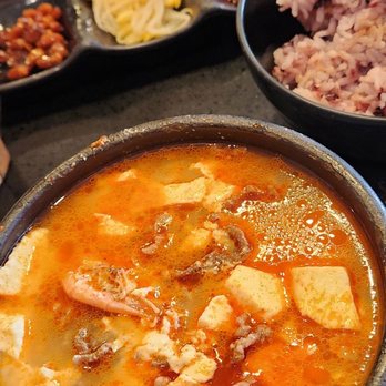 Buk Chang Dong Soon Tofu - Combo tofu hotpot - Korean Near Me - Toronto, Ontario Buk Chang Dong Soon Tofu - Combo tofu hotpot - Korean Near Me - Toronto, Ontario