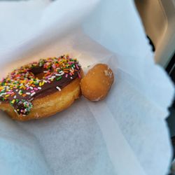 Amy's Donuts - Surprised with a free donut hole when I opened my bag!